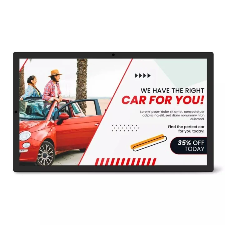 Desktop digital signage 10,1