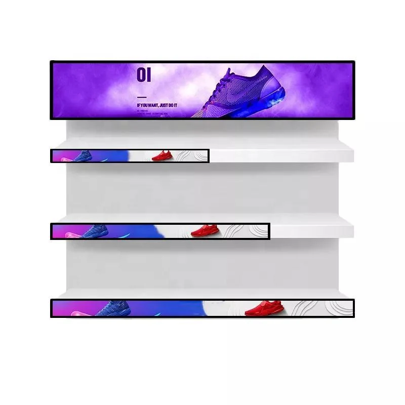 Ultra-široki shelf-edge displej